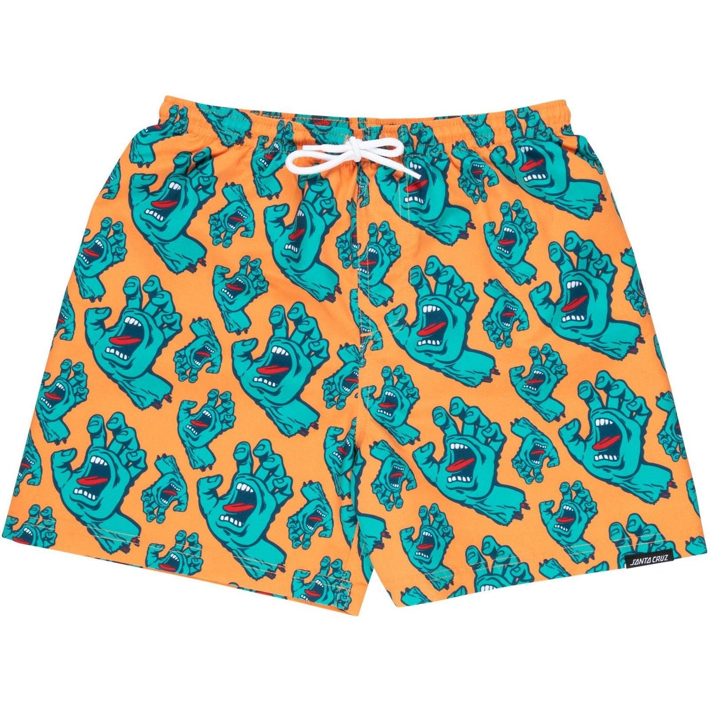 Pantaloncini e calzoncini Ragazzi Unisex Santa Cruz - Youth Hands All Over Swimshort - Arancione