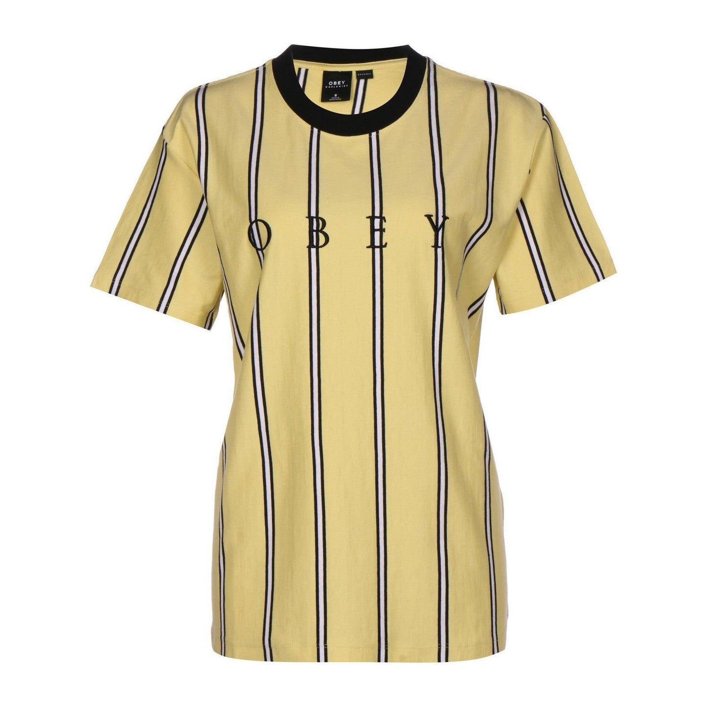 T-shirt Donna Obey - Shanks Jersey Tee S/S - Giallo