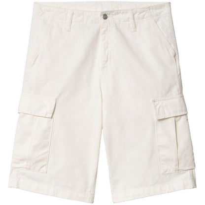 Bermuda Uomo Carhartt Wip - Regular Cargo Short - Bianco