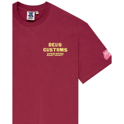 T-shirt Uomo Deus Ex Machina - Bloomers Os Tee - Rosso