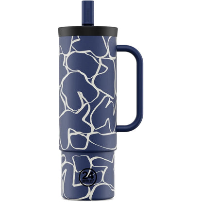 Thermos per bibite Unisex 24bottles - Straw Cup 800 - Blu