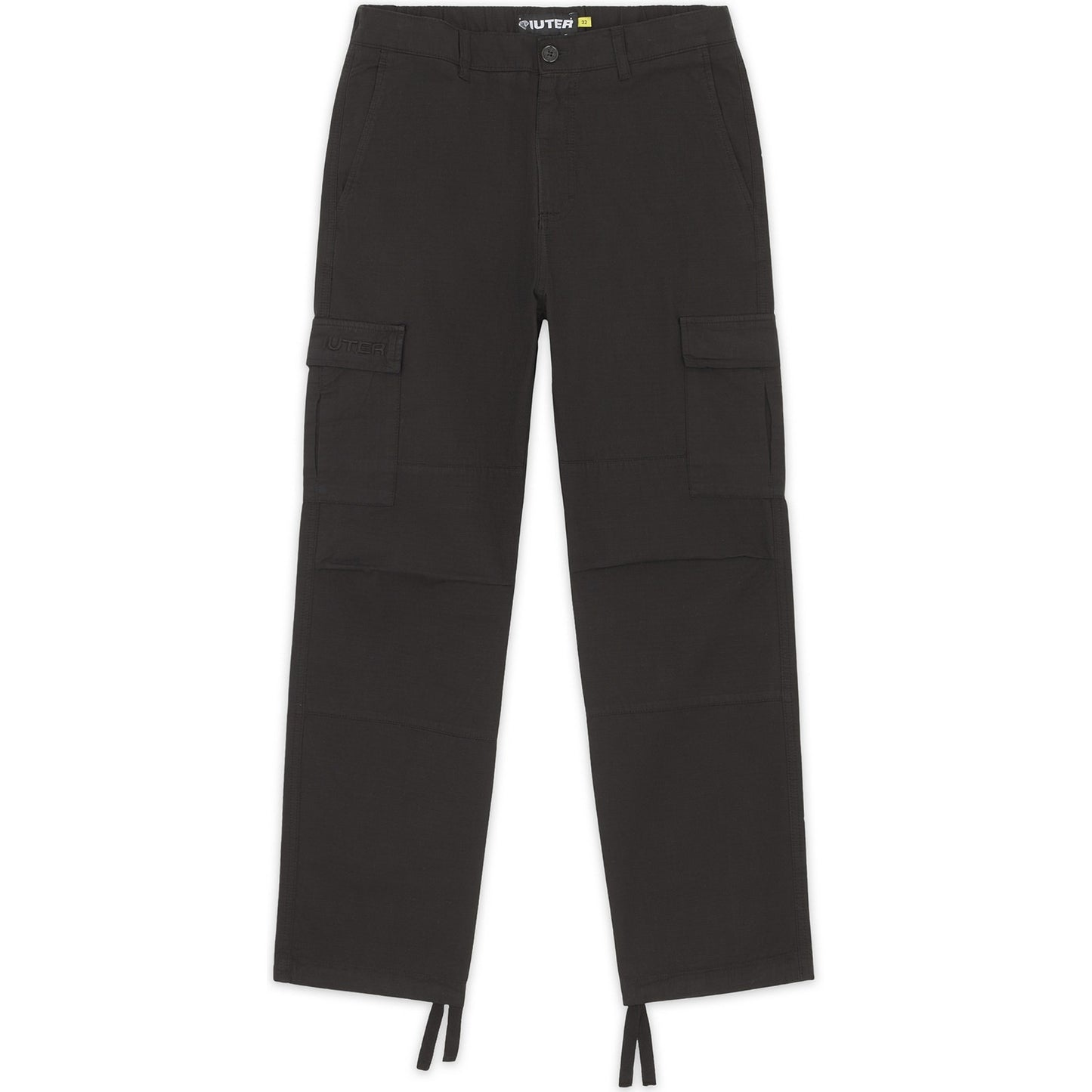 Pantaloni Uomo Iuter - Ripstop Cargo Pants - Nero