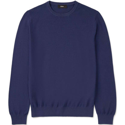 Felpe senza cappuccio Uomo Ecoalf - Naranjo Knit Man - Blu