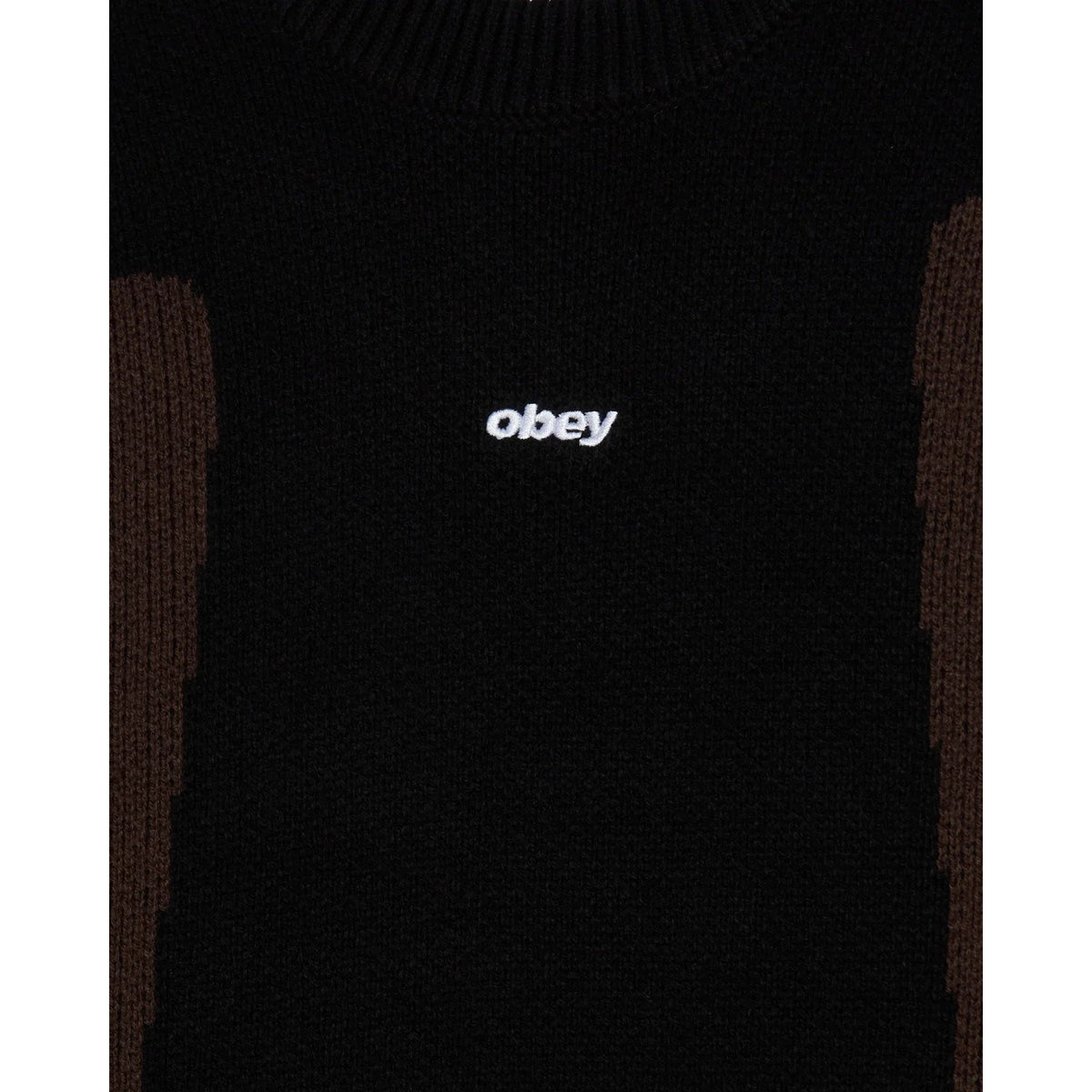 Maglioni Uomo Obey - Obey Brann Sweater - Nero