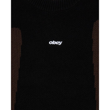 Maglioni Uomo Obey - Obey Brann Sweater - Nero