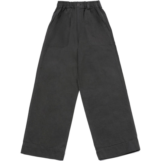 Pantaloni Unisex KAPPY DESIGN - One Tuck Wide Fatigue Pants - Grigio