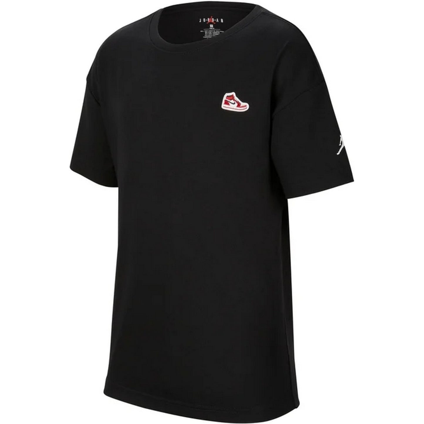 T-shirt Ragazzi Unisex Jordan - Jdb Aj1 Patch S/S Tee - Nero
