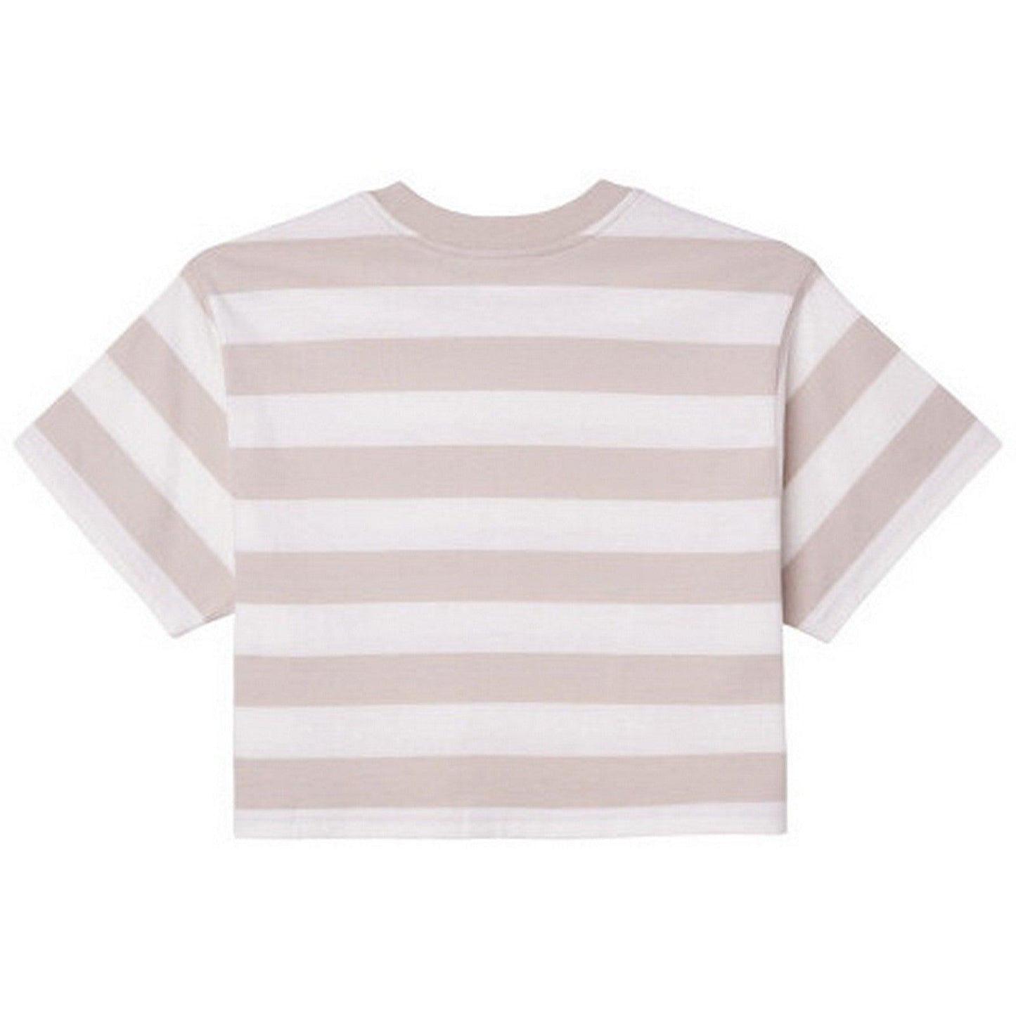 T-shirt Donna Obey - Adams Stripe Cropped Tee - Grigio