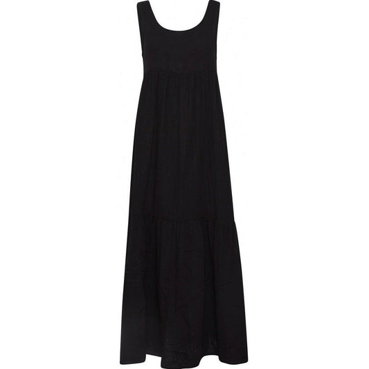 Vestiti casual Donna Ichi - Iafoxa Maxi Dr - Nero