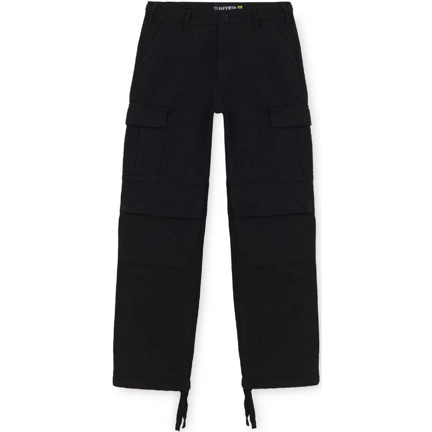 Pantaloni Uomo Iuter - Cargo Canvas - Nero