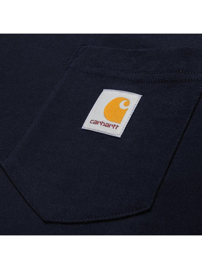 Maglie a manica lunga Uomo Carhartt Wip - L/S Pocket T-Shirt - Blu