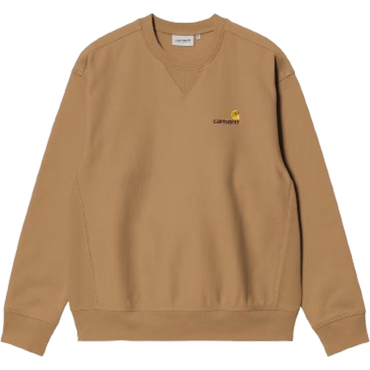 Felpe senza cappuccio Uomo Carhartt Wip - American Script Sweat - Marrone