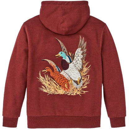 Felpe con cappuccio Uomo Filson - Prospector Embroidered Hoodie - Rosso