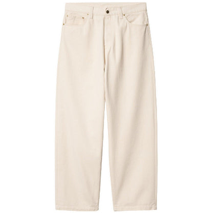 Pantaloni Unisex Carhartt Wip - Derby Pant 100% Cotton 'Walker' Twill - Bianco