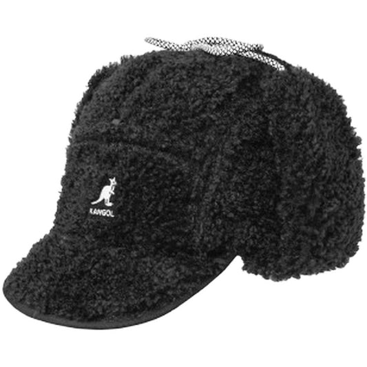 Baschi e berretti Unisex Kangol - Faux Shearling Utility Flap Ca - Nero