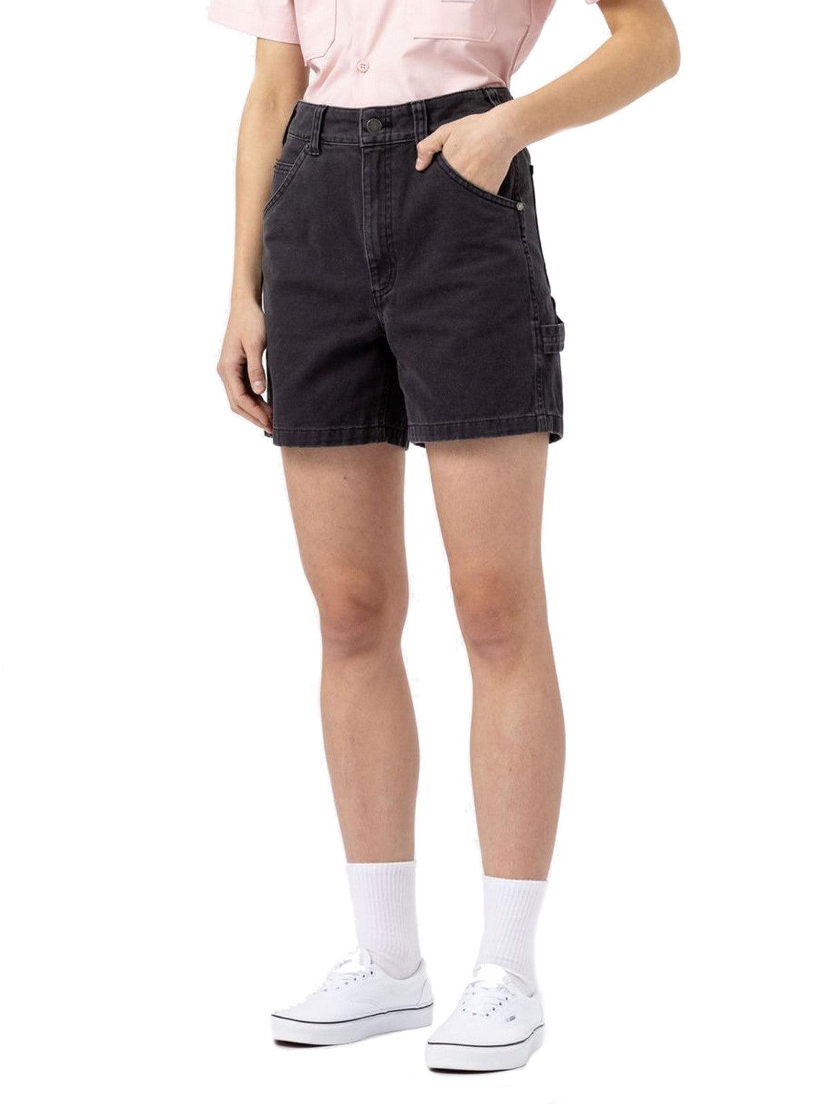 Bermuda Donna Dickies - Dickies Duck Canvas Short W - Nero