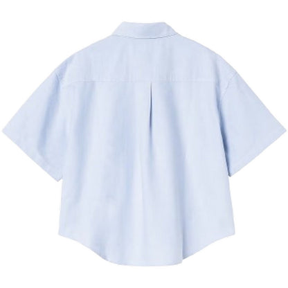 Camicie Donna Carhartt Wip - W' S/S Kaia Shirt - Celeste