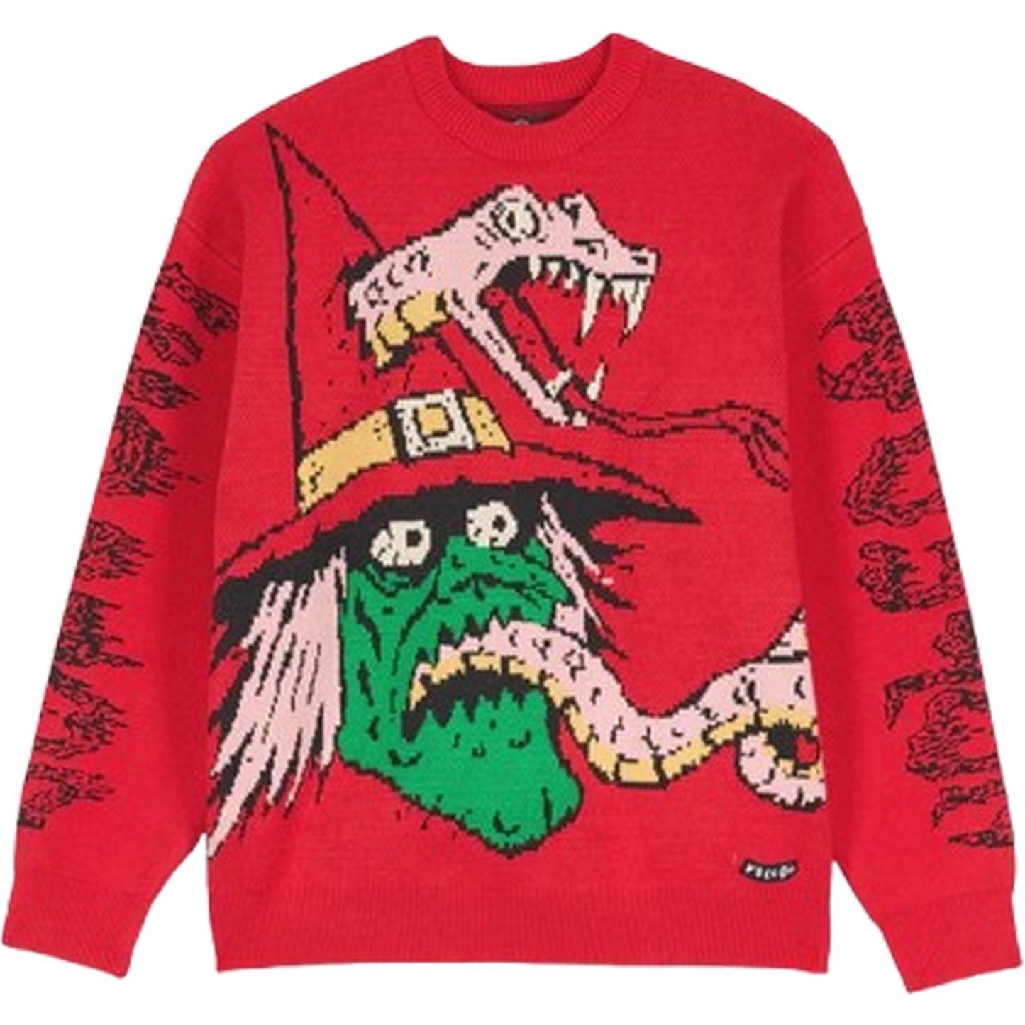 Maglioni Uomo Volcom - Jj Villard Sweater - Rosso