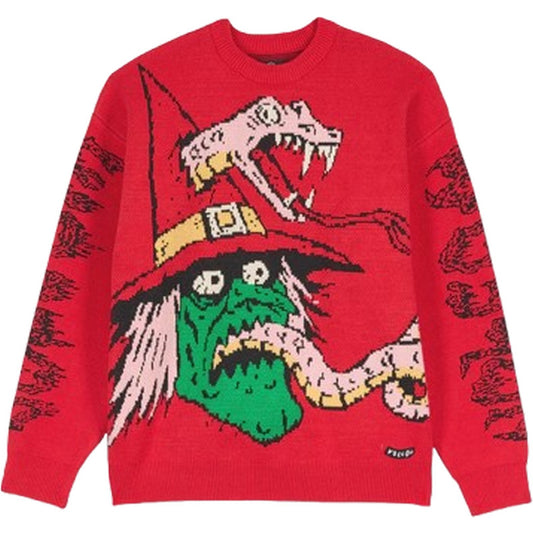 Maglioni Uomo Volcom - Jj Villard Sweater - Rosso