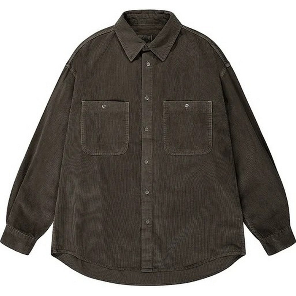 Camicie casual Uomo KAPPY DESIGN - Pigment Corduroy Shirt - Marrone