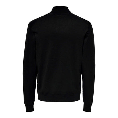 Maglioni Uomo Only & Sons - Onswyler Life Roll Neck Knit Noos - Nero