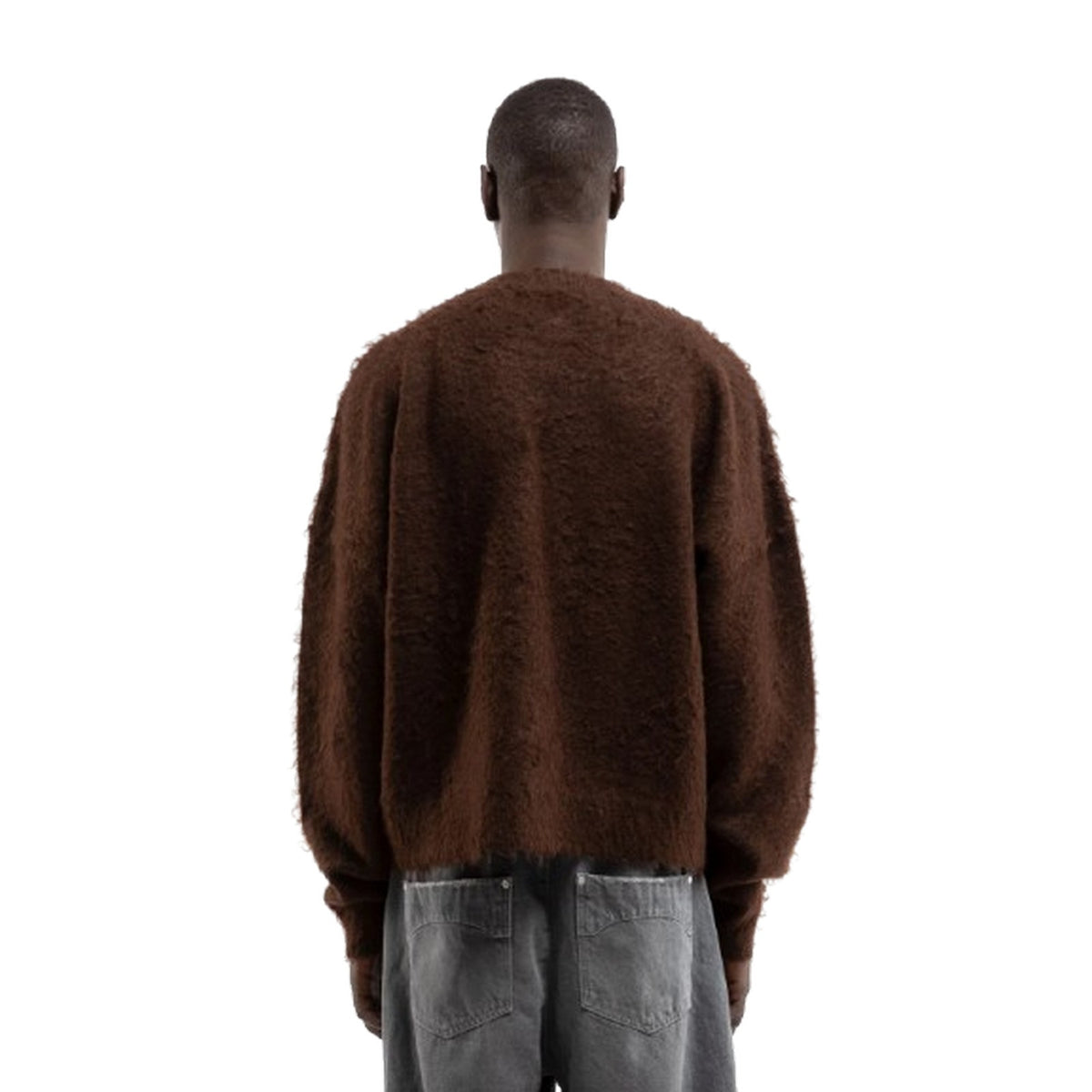 Maglie Uomo Reternity - Vintage Furry Knit Sweater - Marrone