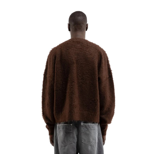 Maglie Uomo Reternity - Vintage Furry Knit Sweater - Marrone