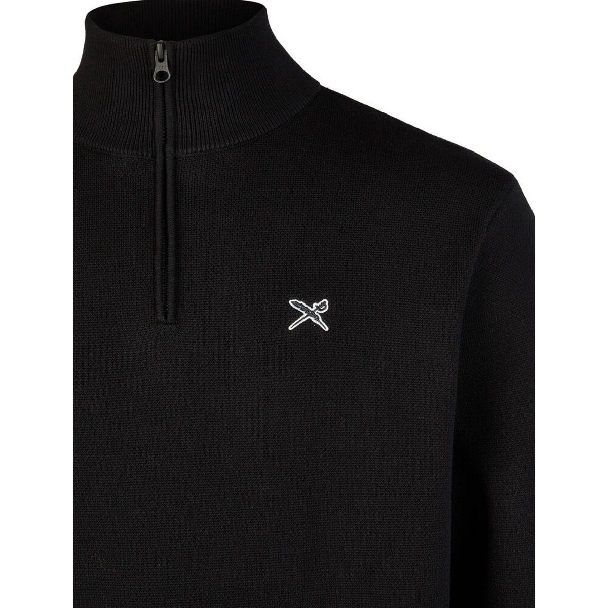 Maglie a manica lunga Uomo Iriedaily - Heavy Flag Knit Troyer - Nero