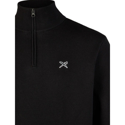 Maglie a manica lunga Uomo Iriedaily - Heavy Flag Knit Troyer - Nero