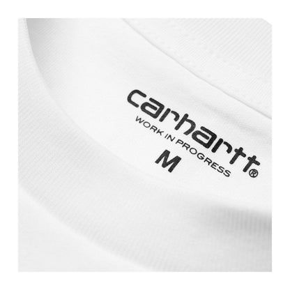 T-shirt Uomo Carhartt Wip - S/S Pocket T-Shirt - Bianco