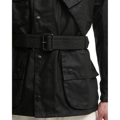 Giubbini Uomo Barbour International - International Original Wax - Nero