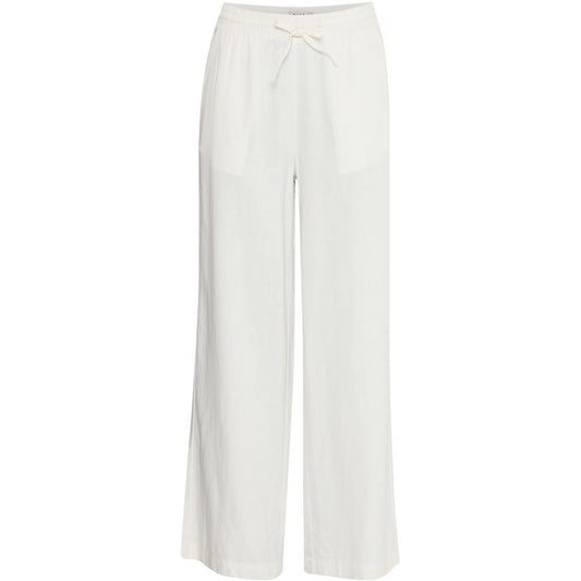 Pantaloni Donna Ichi - Ihlinno Pa Fl - Bianco