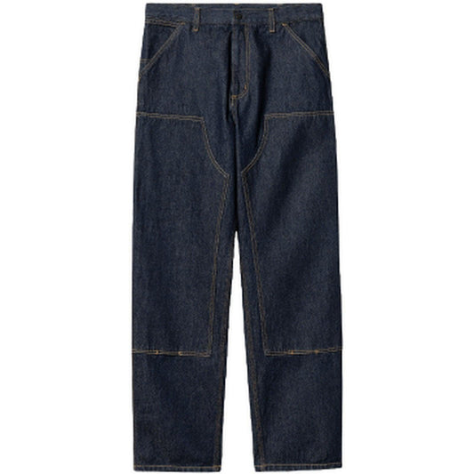 Pantaloni Uomo Carhartt Wip - Double Knee Pant - Blu