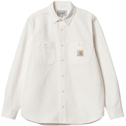 Camicie casual Uomo Carhartt Wip - L/S Clink Shirt - Panna