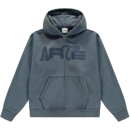 Giubbini Uomo Arte Antwerp - Sunfade Uniform Zip Sweatshirt - Nero