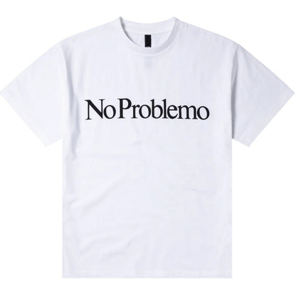 T-shirt Uomo NO PROBLEMO - No Problemo SS Tee - Bianco