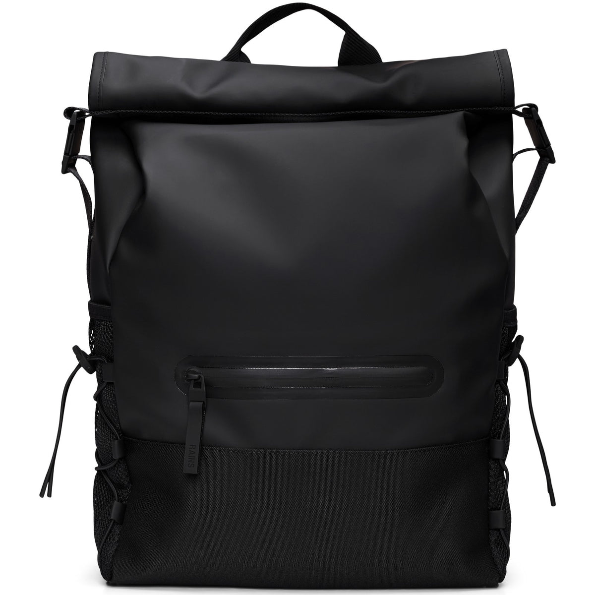 Borse a spalla Unisex Rains - Trail Mountaineer Rolltop W3 - Nero