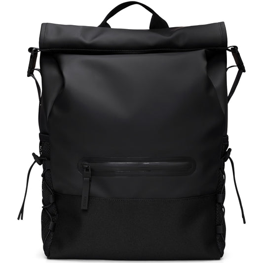 Borse a spalla Unisex Rains - Trail Mountaineer Rolltop W3 - Nero