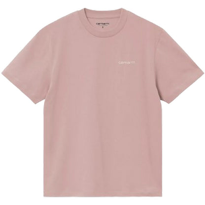 T-shirt Donna Carhartt Wip - W' S/S Script Embroidery T-S - Rosa