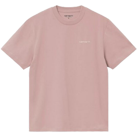T-shirt Donna Carhartt Wip - W' S/S Script Embroidery T-S - Rosa