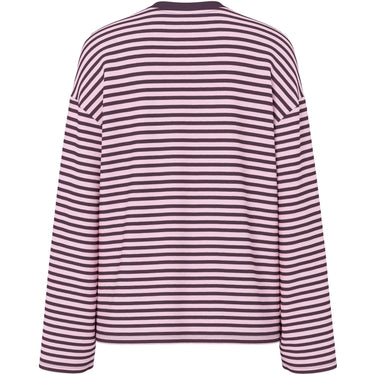 T-shirt Donna Pieces - Pcsadie Ls Top Jrs Noos Bc - Bianco
