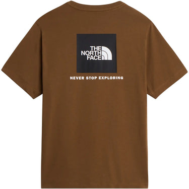 T-shirt Uomo The North Face - M Evolution Box Nse Regular Short Sleeve - Marrone