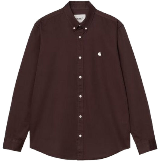 Camicie casual Uomo Carhartt Wip - L/S Madison Shirt - Marrone