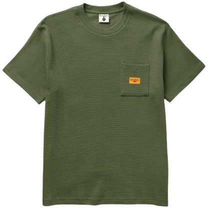 T-shirt Uomo Service Works - Waffle Pocket Tee - Verde