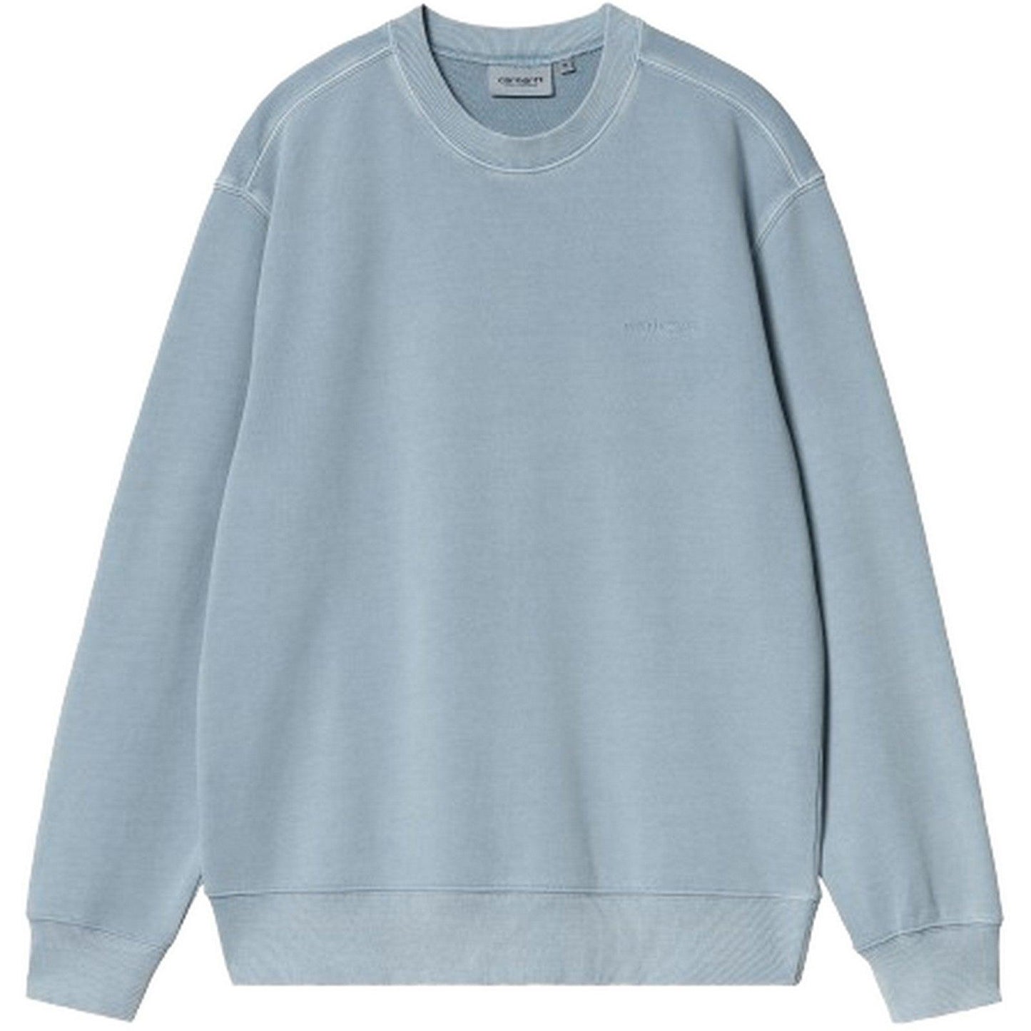 Felpe senza cappuccio Uomo Carhartt Wip - Duster Script Sweat - Blu