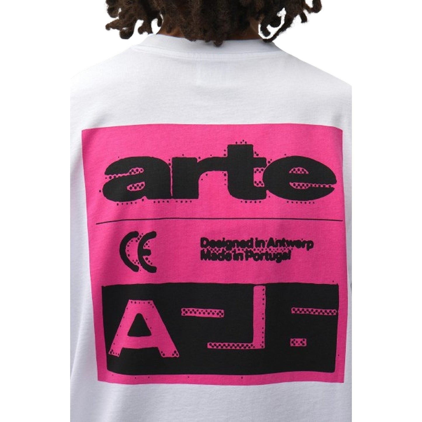 T-shirt Uomo Arte Antwerp - Pink Serial T-shirt - Bianco