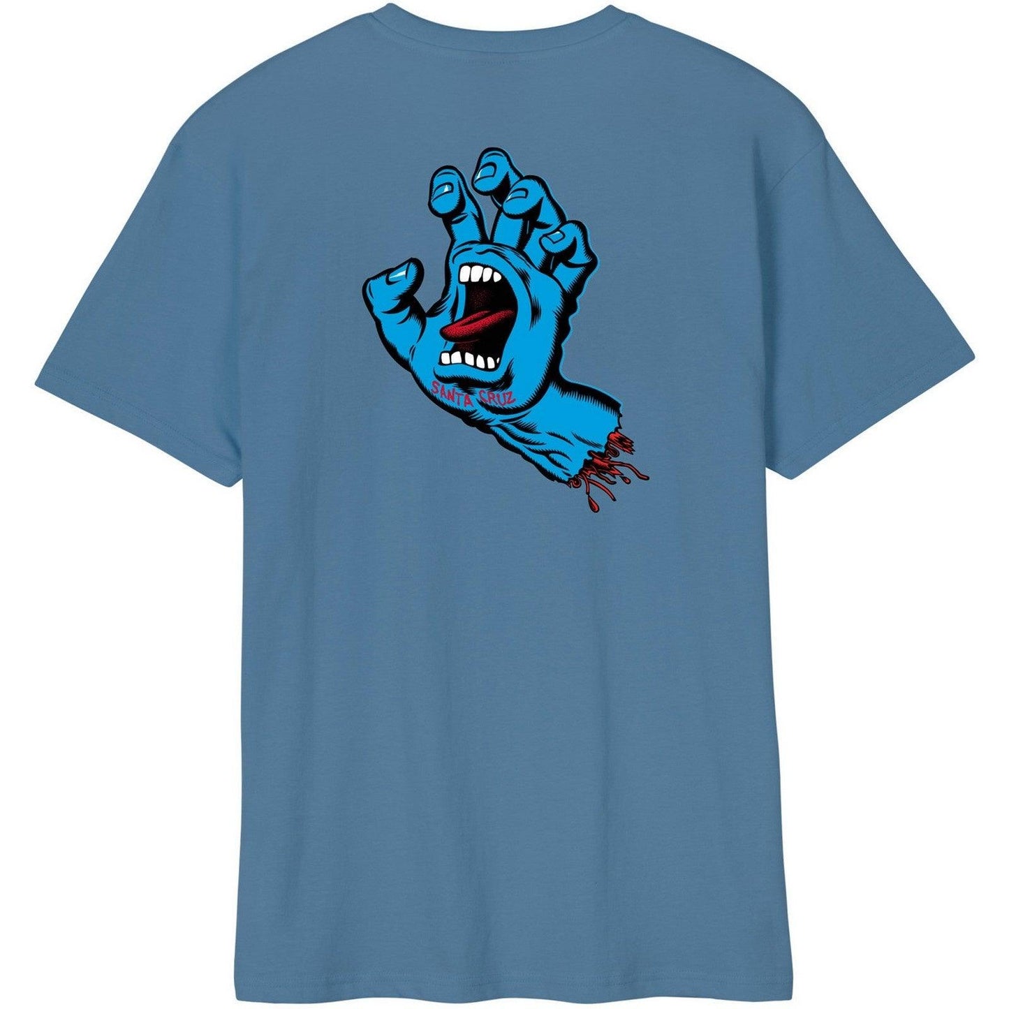 T-shirt Uomo Santa Cruz - Screaming Hand Chest T-Shirt - Blu