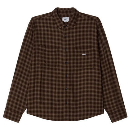 Camicie casual Uomo Obey - Clarence Woven - Nero