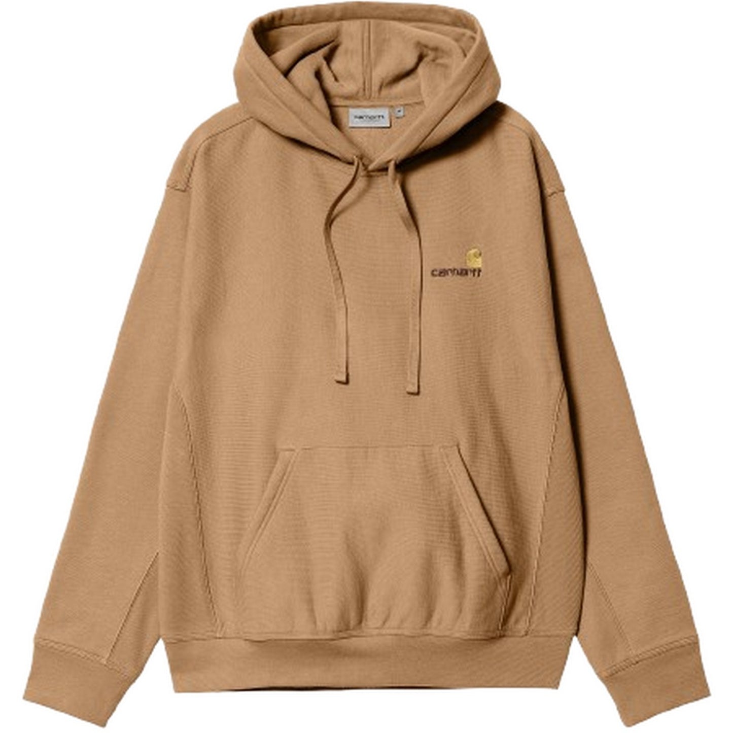 Felpe con cappuccio Uomo Carhartt Wip - Hooded American Script Sweat - Beige