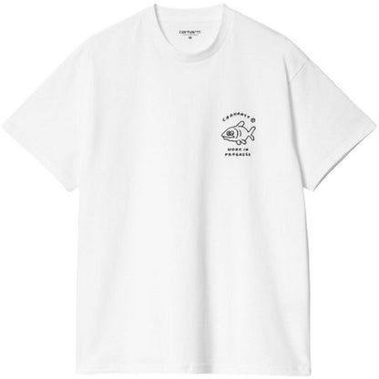 T-shirt Uomo Carhartt Wip - S/S Icons T-Shirt - Bianco